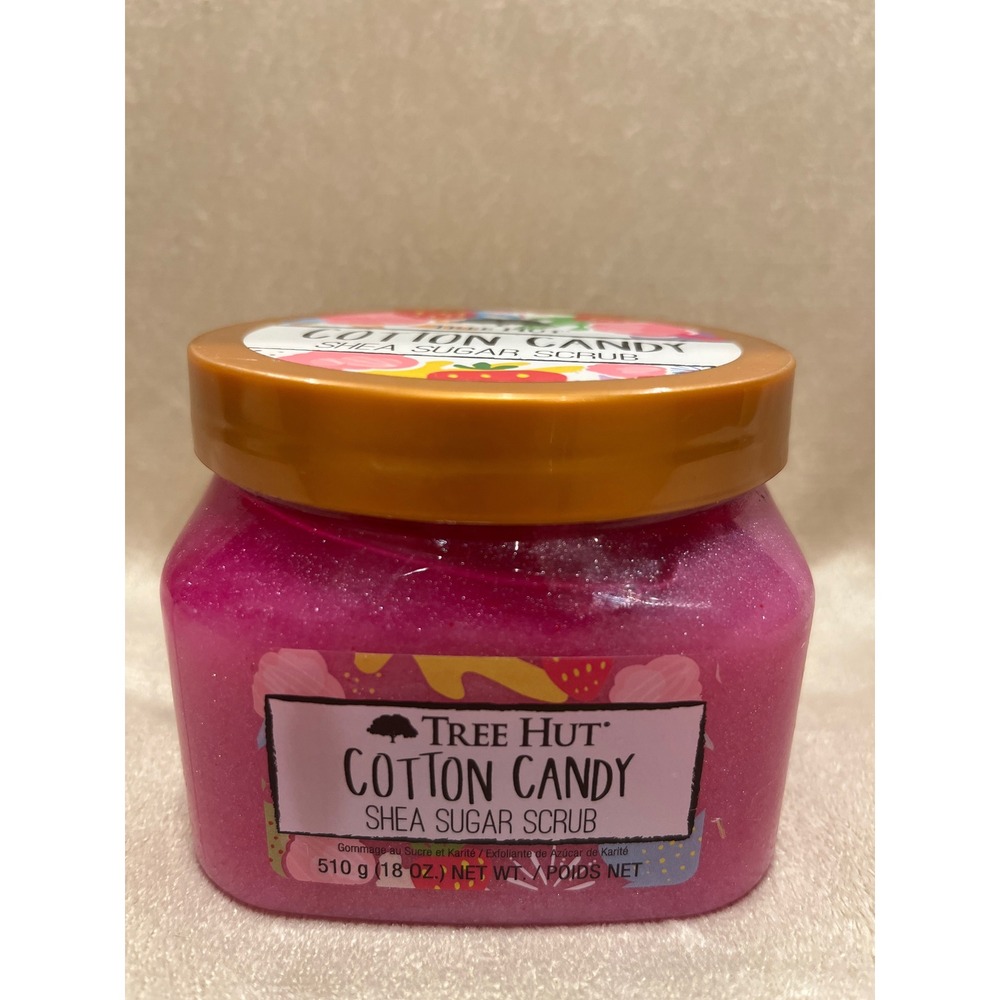 Tree Hut Cotton Candy Shea Sugar Body Scrub, 18 oz